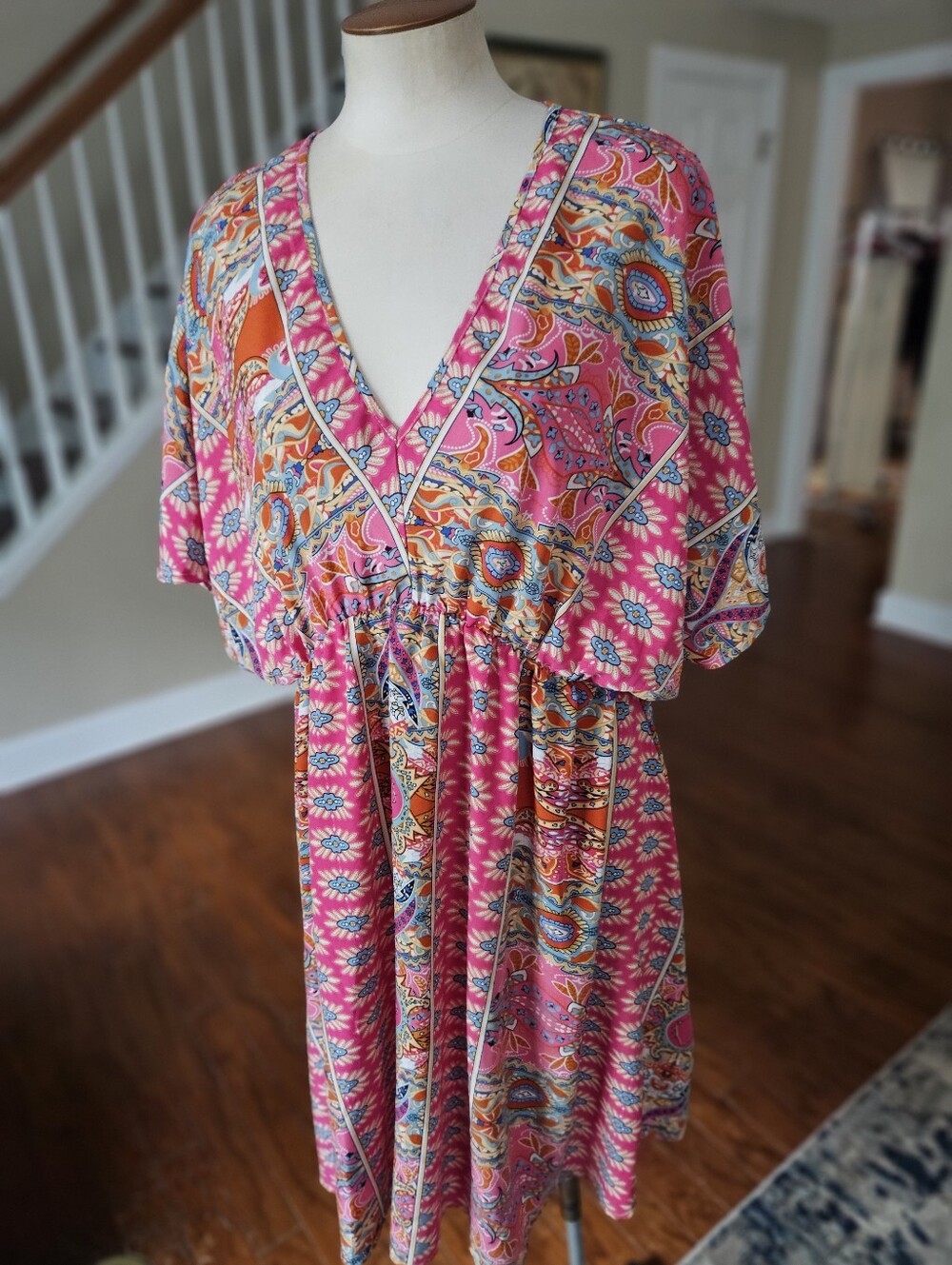 Shein Curve Boho Dress Size 1X